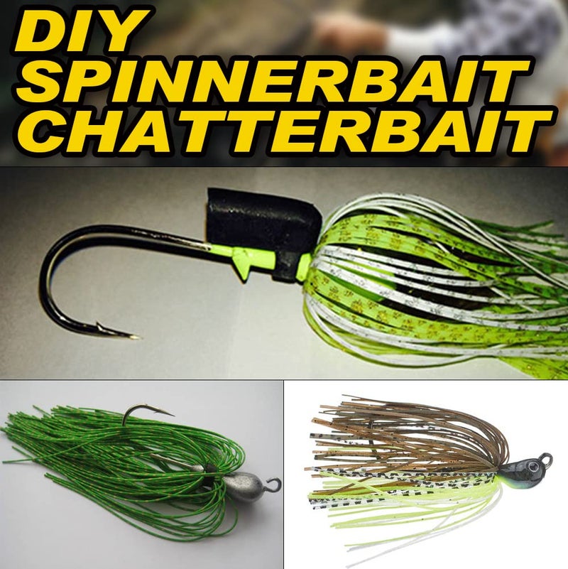 XFISHMAN Fly-Tying-Materials-Rubber-Legs-Silicone-Rubber-Skirt 12-24 Colors Fly Tying Supplies (24 Colors kit) - Image 5